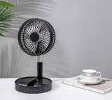 Strong Wind And Quiet Portable Telescopic Folding Fan - Home & beyond co