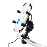 Motorcycle Mobile Phone Bracket Modification Electric Bike Bicycle Accessories Aluminum Alloy Base Bracket - Home & beyond co