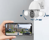 Double Fill Light Ball Machine 3Mp High-Definition Camera Security Surveillance Camera Smart Home - Home & beyond co