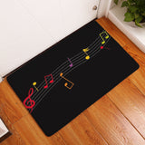 Flannel Piano Key Floor Mats, Digital Printing Foot Mats, Kitchen Absorbent Non-slip Mats, Floor Mats - Home & beyond co