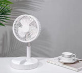 Strong Wind And Quiet Portable Telescopic Folding Fan - Home & beyond co
