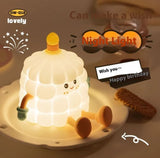 Home & Beyond Co small creative night lamp emitting soft light for cozy sleep and relaxing bedroom ambiance.
