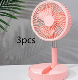 Strong Wind And Quiet Portable Telescopic Folding Fan - Home & beyond co