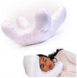 Home & Beyond Co SleepGlow Pillow with soft white fabric and ergonomic design for comfortable sleep and support