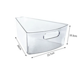 Home & Beyond Co Trans Store Kitchen Box showing clear plastic storage container with secure lid for kitchen organization