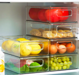 Home & Beyond Co Trans Store Kitchen Box for organized food storage with clear plastic compartments.