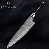 Damascus Knife Embryo High Hardness Kitchen Knives - Home & beyond co