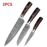 Home & Beyond Co carpenter's kitchen knife set with 6 or 8 pieces, including chef and utility knives for cooking and prep.