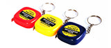 1M Mini Measuring Tape With Key Buckle Portable Random Color Hand Tools With Centimeter And Inch Scale - Home & beyond co