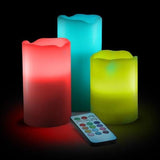 Luma Candles Real Wax Flameless Candles (3pcs/set) - Home & beyond co