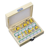 12 Sets of woodworking cutter 12PC yellow - Home & beyond co