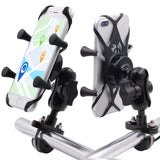 Motorcycle Mobile Phone Bracket Modification Electric Bike Bicycle Accessories Aluminum Alloy Base Bracket - Home & beyond co