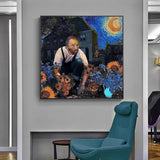 Sunflowers And Blue Sky Posters And Art Prints, Canvas Paintings - Home & beyond co