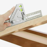 Triangular Level Multifunctional Woodworking Triangle Ruler Angle Ruler Revolutionary Carpentry Tool Measuring Tools - Home & beyond co