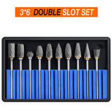 10 sets of 3*6 tungsten steel grinding head - Home & beyond co