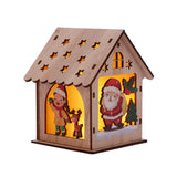 Christmas Decorative Wooden Ornaments LED Lighting - Home & beyond co