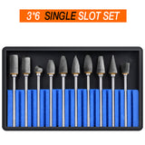 10 sets of 3*6 tungsten steel grinding head - Home & beyond co