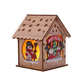 Christmas Decorative Wooden Ornaments LED Lighting - Home & beyond co