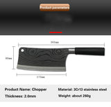 Home & Beyond Co professional chef stainless steel knife gift set with multiple kitchen knives displayed on a white background.