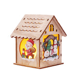Christmas Decorative Wooden Ornaments LED Lighting - Home & beyond co