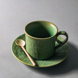 Stoneware Handmade Coffee Cup And Saucer Afternoon Tea Tea Set - Home & beyond co
