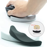 Ergonomic Mouse Wrist Rest Mouse Pads Silicon Gel Non-Slip Streamline Wrist Rest Support Mat Computer Mouse Pad For Office Gaming PC Accessories - Home & beyond co