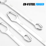 Universal Spanner 8-22mm Double-Head Key Set Screw Nuts Wrenches Repair Hand Tools For Car Bicycle Car - Home & beyond co