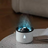New Creative Ultrasonic Essential Oil Humidifier Volcano Aromatherapy Machine Spray Jellyfish Air Flame Humidifier Diffuser - Home & beyond co