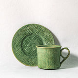 Stoneware Handmade Coffee Cup And Saucer Afternoon Tea Tea Set - Home & beyond co