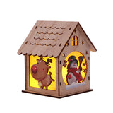 Christmas Decorative Wooden Ornaments LED Lighting - Home & beyond co