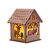 Christmas Decorative Wooden Ornaments LED Lighting - Home & beyond co