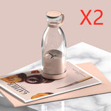 350ML Electric Juicer Blender Mixer USB Rechargeable Machine Household Portable Blender Maker Cup Kitchen Tool Kit - Home & beyond co