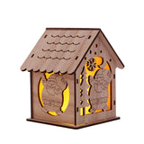 Christmas Decorative Wooden Ornaments LED Lighting - Home & beyond co