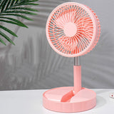 Strong Wind And Quiet Portable Telescopic Folding Fan - Home & beyond co