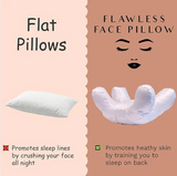 Home & Beyond Co SleepGlow Pillow with plush fabric and ergonomic design for comfortable sleep and support.