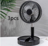 Strong Wind And Quiet Portable Telescopic Folding Fan - Home & beyond co