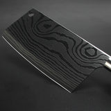 Home & Beyond Co professional stainless steel chef knife gift set with multiple kitchen knives on a white background.