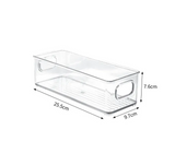 Home & Beyond Co Trans Store Kitchen Box, clear plastic storage container with lid for organizing kitchen essentials.