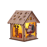 Christmas Decorative Wooden Ornaments LED Lighting - Home & beyond co