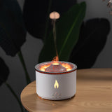 New Creative Ultrasonic Essential Oil Humidifier Volcano Aromatherapy Machine Spray Jellyfish Air Flame Humidifier Diffuser - Home & beyond co