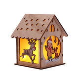 Christmas Decorative Wooden Ornaments LED Lighting - Home & beyond co