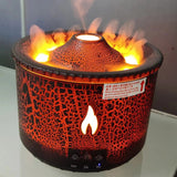 New Creative Ultrasonic Essential Oil Humidifier Volcano Aromatherapy Machine Spray Jellyfish Air Flame Humidifier Diffuser - Home & beyond co