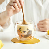 Cute Cartoon Glass Coffee Tea Cup - Home & beyond co