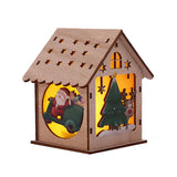 Christmas Decorative Wooden Ornaments LED Lighting - Home & beyond co