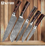 Home & Beyond Co carpenter's special 6- or 8-piece kitchen knife set with chef and cooking knives, sharp stainless steel blades.
