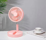Strong Wind And Quiet Portable Telescopic Folding Fan - Home & beyond co